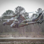 France, Bordeaux, 2023-03-30. Soldiers of the French special forces put on a show during the sofins show, on the militar
