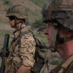 Djibouti, Djibouti, 2020-02-06. French military training into desert. Young officers learn how to survive and combat in