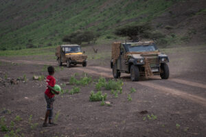Djibouti, Djibouti, 2020-02-06. French military training into desert. Young officers learn how to survive and combat in 
