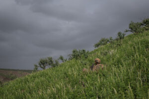 Djibouti, Djibouti, 2020-02-06. French military training into desert. Young officers learn how to survive and combat in 