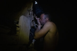 Djibouti, Djibouti, 2020-02-06. French military training into desert. Young officers learn how to survive and combat in