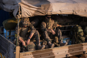 Djibouti, Djibouti, 2020-02-06. French military training into desert. Young officers learn how to survive and combat in 