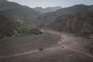 Djibouti, Djibouti, 2020-02-06. French military training into desert. Young officers learn how to survive and combat in 