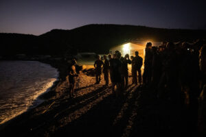 Djibouti, Djibouti, 2020-02-06. French military training into desert. Young officers learn how to survive and combat in 