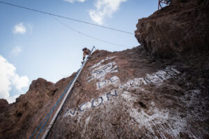 Djibouti, Djibouti, 2020-02-06. French military training into desert. Young officers learn how to survive and combat in 