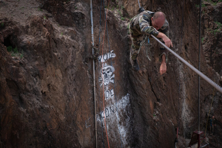 Djibouti, Djibouti, 2020-02-06. French military training into desert. Young officers learn how to survive and combat in 