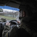 Ukraine, Orikhiv, 2023-03-16. Brigade of ukrainian volunteer army combat in south of Ukraine, in Zaporijia region. From