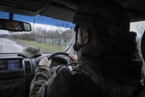 Ukraine, Orikhiv, 2023-03-16. Brigade of ukrainian volunteer army combat in south of Ukraine, in Zaporijia region. From 