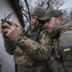 Ukraine, Orikhiv, 2023-03-16. Brigade of ukrainian volunteer army combat in south of Ukraine, in Zaporijia region. From