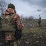 Ukraine, Orikhiv, 2023-03-16. Brigade of ukrainian volunteer army combat in south of Ukraine, in Zaporijia region. From