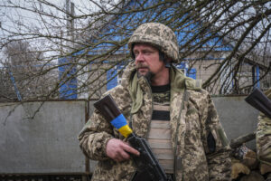 Ukraine, Huliaipole, 2023-03-19. Brigade of ukrainian volunteer army combat in south of Ukraine, in Zaporijia region. Fr