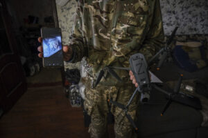Ukraine, Huliaipole, 2023-03-19. Brigade of ukrainian volunteer army combat in south of Ukraine, in Zaporijia region. Fr