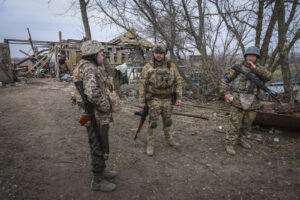 Ukraine, Huliaipole, 2023-03-19. Brigade of ukrainian volunteer army combat in south of Ukraine, in Zaporijia region. Fr