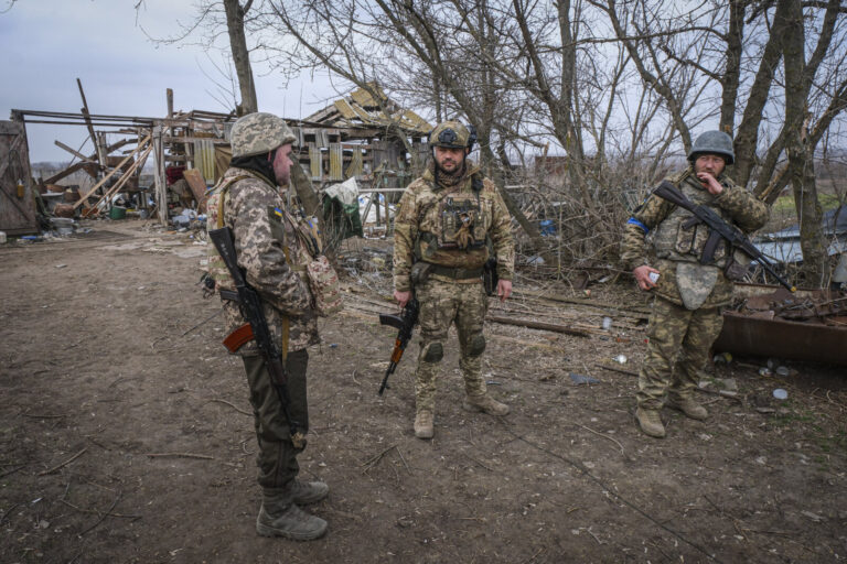 Ukraine, Huliaipole, 2023-03-19. Brigade of ukrainian volunteer army combat in south of Ukraine, in Zaporijia region. Fr
