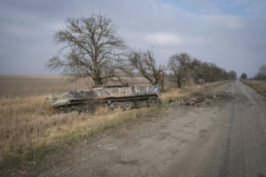 Ukraine, Huliaipole, 2023-03-19. Brigade of ukrainian volunteer army combat in south of Ukraine, in Zaporijia region. Fr