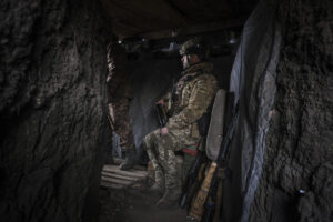 Ukraine, Huliaipole, 2023-03-19. Brigade of ukrainian volunteer army combat in south of Ukraine, in Zaporijia region. Fr