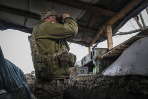Ukraine, Huliaipole, 2023-03-19. Brigade of ukrainian volunteer army combat in south of Ukraine, in Zaporijia region. Fr