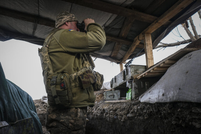 Ukraine, Huliaipole, 2023-03-19. Brigade of ukrainian volunteer army combat in south of Ukraine, in Zaporijia region. Fr