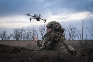 Ukraine, Huliaipole, 2023-03-19. Brigade of ukrainian volunteer army combat in south of Ukraine, in Zaporijia region. Fr
