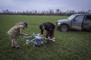 Ukraine, Huliaipole, 2023-03-19. Brigade of ukrainian volunteer army combat in south of Ukraine, in Zaporijia region. Fr