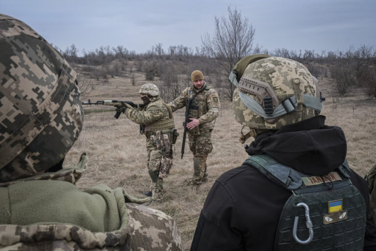 Ukraine, Huliaipole, 2023-03-19. Brigade of ukrainian volunteer army combat in south of Ukraine, in Zaporijia region. Fr