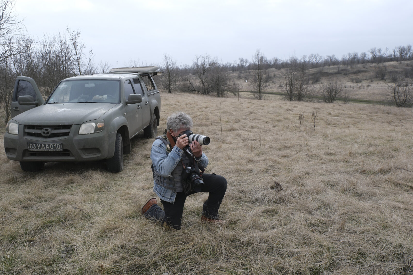 Ukraine, Huliaipole, 2023-03-19. Brigade of ukrainian volunteer army combat in south of Ukraine, in Zaporijia region. Fr