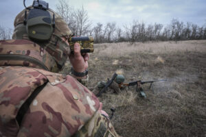 Ukraine, Huliaipole, 2023-03-19. Brigade of ukrainian volunteer army combat in south of Ukraine, in Zaporijia region. Fr
