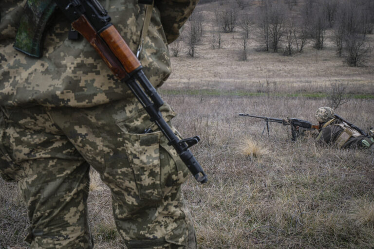 Ukraine, Huliaipole, 2023-03-19. Brigade of ukrainian volunteer army combat in south of Ukraine, in Zaporijia region. Fr