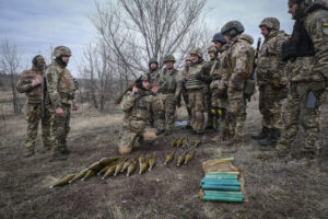 Ukraine, Huliaipole, 2023-03-19. Brigade of ukrainian volunteer army combat in south of Ukraine, in Zaporijia region. Fr