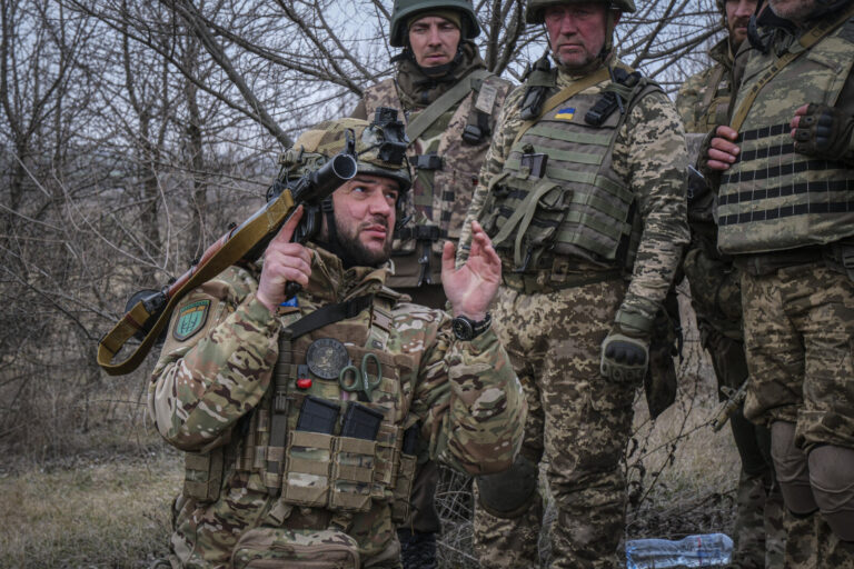 Ukraine, Huliaipole, 2023-03-19. Brigade of ukrainian volunteer army combat in south of Ukraine, in Zaporijia region. Fr