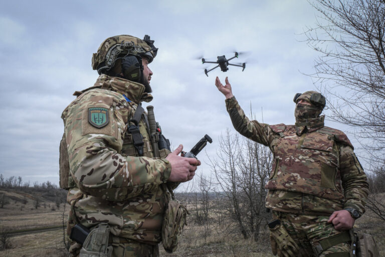 Ukraine, Huliaipole, 2023-03-19. Brigade of ukrainian volunteer army combat in south of Ukraine, in Zaporijia region. Fr
