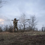 Ukraine, Huliaipole, 2023-03-19. Brigade of ukrainian volunteer army combat in south of Ukraine, in Zaporijia region. Fr