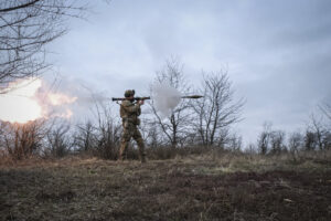 Ukraine, Huliaipole, 2023-03-19. Brigade of ukrainian volunteer army combat in south of Ukraine, in Zaporijia region. Fr