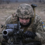 Ukraine, Huliaipole, 2023-03-19. Brigade of ukrainian volunteer army combat in south of Ukraine, in Zaporijia region. Fr