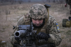 Ukraine, Huliaipole, 2023-03-19. Brigade of ukrainian volunteer army combat in south of Ukraine, in Zaporijia region. Fr