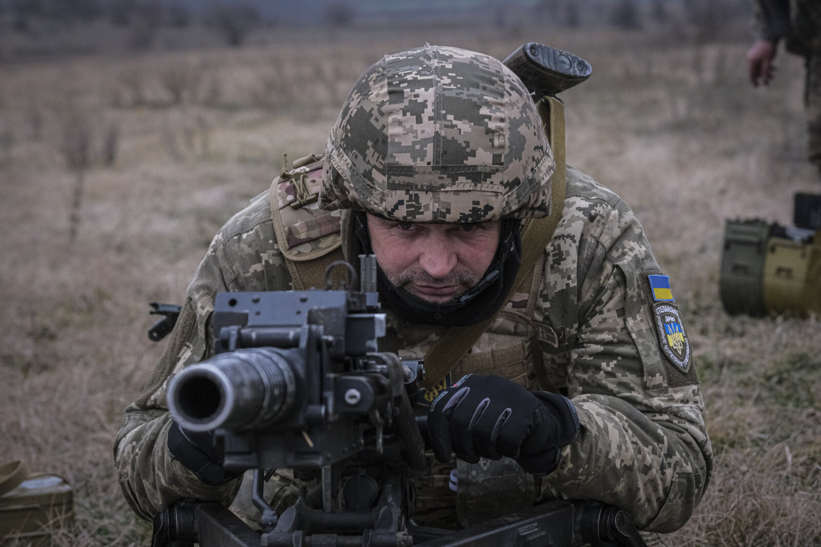 Ukraine, Huliaipole, 2023-03-19. Brigade of ukrainian volunteer army combat in south of Ukraine, in Zaporijia region. Fr