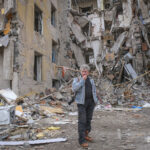 Ukraine, Kramatorsk, 2023-03-21. At few kilometers from the front line in Bakhmut, the city is hit by the russian forces