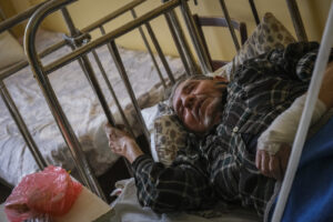 Ukraine, Kramatorsk, 2023-03-21. At few kilometers from the front line in Bakhmut, the city is hit by the russian forces