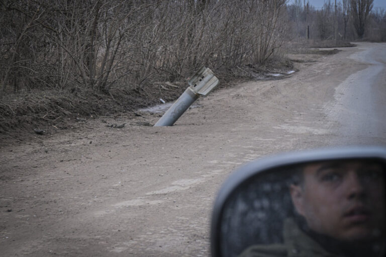 Ukraine, Tchassiv Yar, 2023-03-19. At few kilometers from the front line in Bakhmut, ukrainian army prepare for counter 