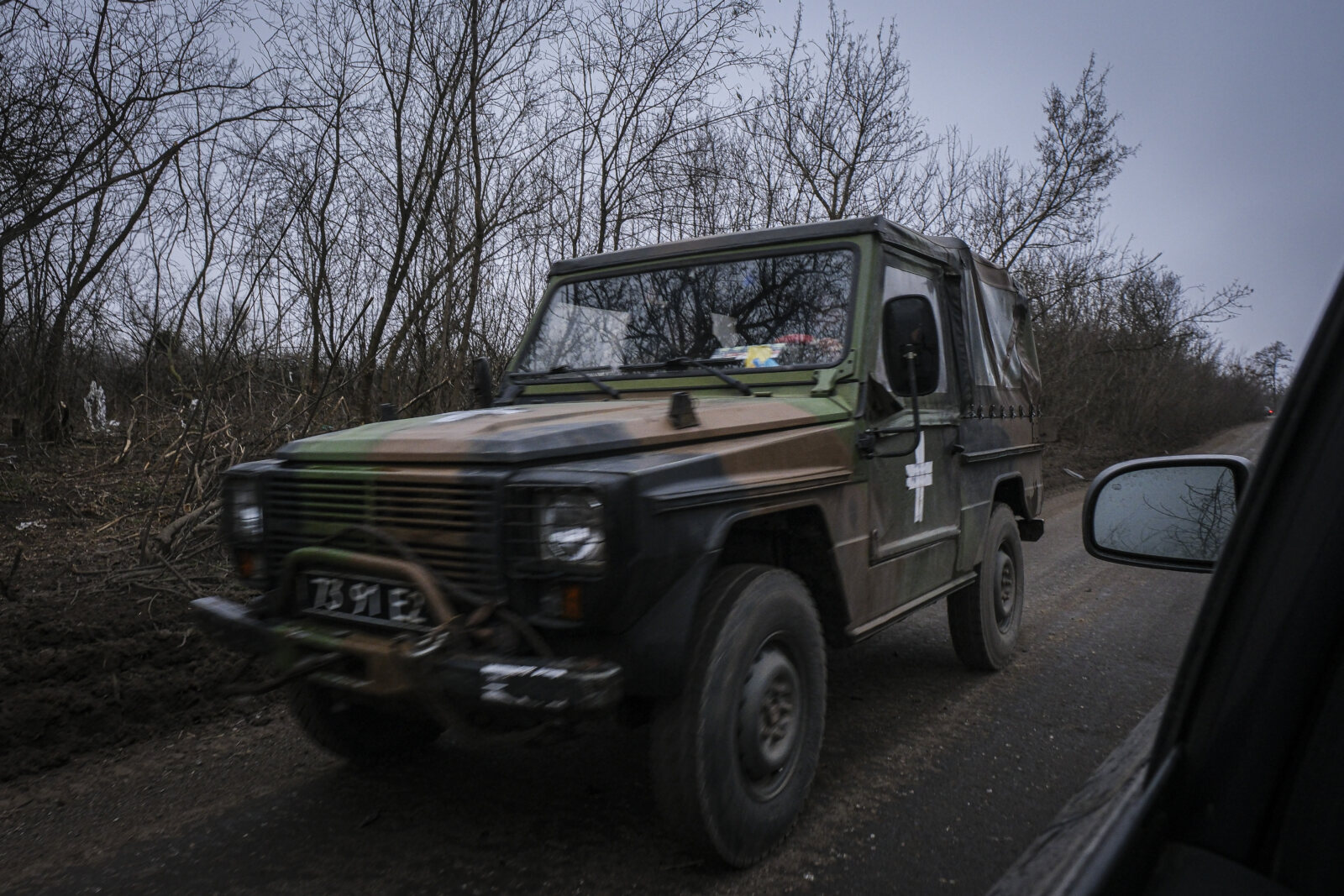 Ukraine, Tchassiv Yar, 2023-03-19. At few kilometers from the front line in Bakhmut, ukrainian army prepare for counter 