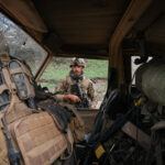 Djibouti, Djibouti, 2020-02-06. US soldiers from national guard airborne training with french soldiers in Djibouti deser