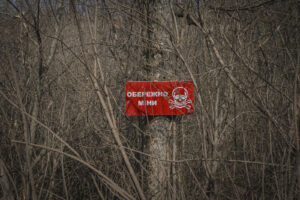 Ukraine, Tchassiv Yar, 2023-03-22. At few kilometers from the front line in Bakhmut, the city was almost destroy by the 