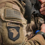 Djibouti, Djibouti, 2020-02-06. US soldiers from national guard airborne training with french soldiers in Djibouti deser