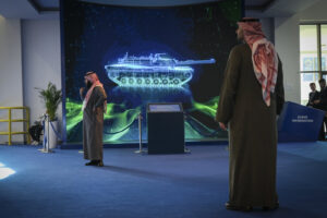 Saudia Arabia, Riyadh, 2024-02-04. The world defense show brings together 770 exhibitors, including manufacturers and ar