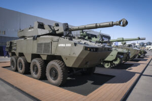 Saudia Arabia, Riyadh, 2024-02-04. The world defense show brings together 770 exhibitors, including manufacturers and ar