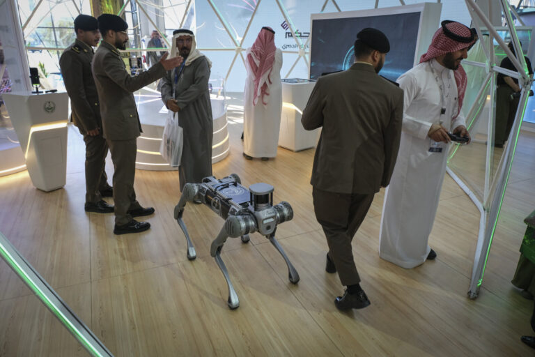Saudia Arabia, Riyadh, 2024-02-04. The world defense show brings together 770 exhibitors, including manufacturers and ar