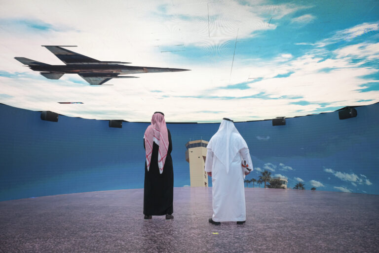 Saudia Arabia, Riyadh, 2024-02-04. The world defense show brings together 770 exhibitors, including manufacturers and ar