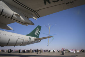 Saudia Arabia, Riyadh, 2024-02-04. The world defense show brings together 770 exhibitors, including manufacturers and ar