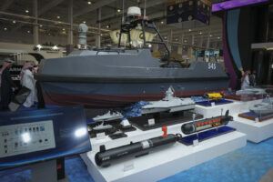 Saudia Arabia, Riyadh, 2024-02-04. The world defense show brings together 770 exhibitors, including manufacturers and ar