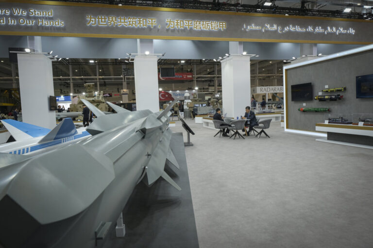Saudia Arabia, Riyadh, 2024-02-04. The world defense show brings together 770 exhibitors, including manufacturers and ar